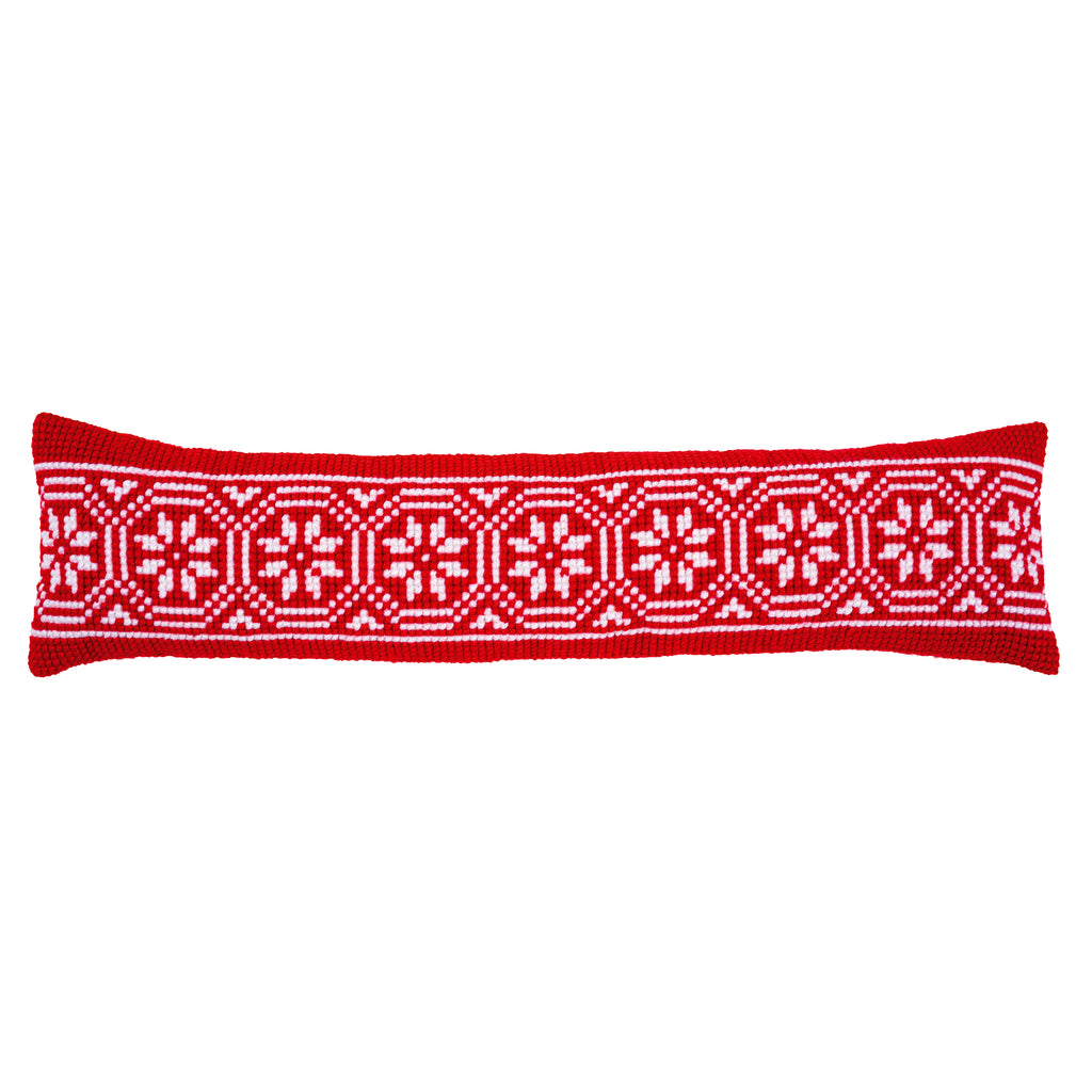 Cross Stitch Kit : Christmas Motif Draft Excluder