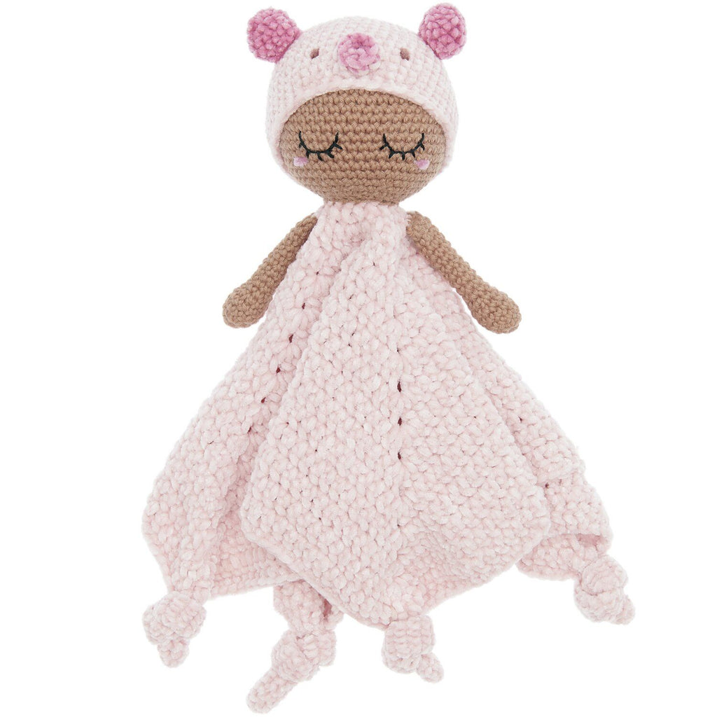 Ricorumi Crochet Kit : Baby Blankie : Pink Piglet
