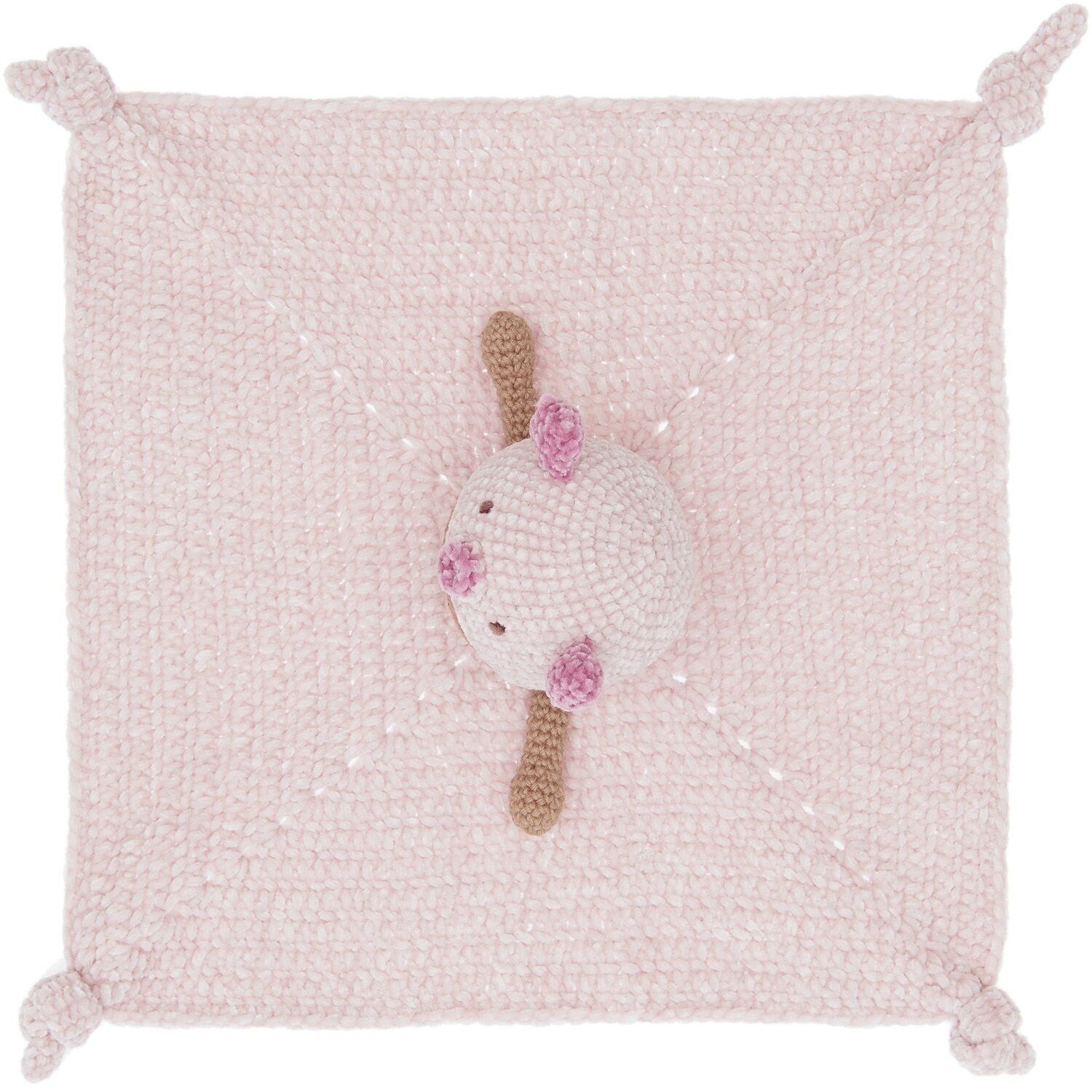 Ricorumi Crochet Kit : Baby Blankie : Pink Piglet