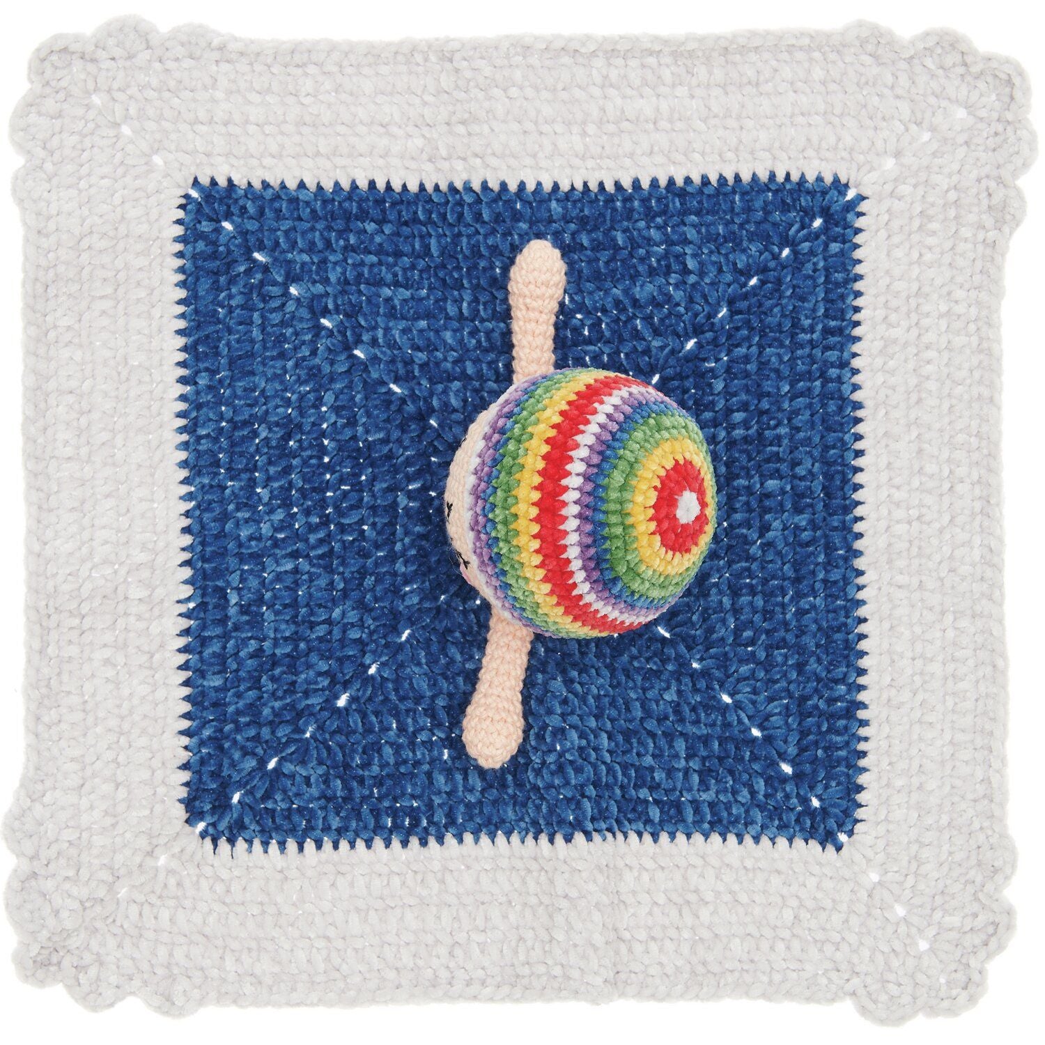 Ricorumi Crochet Kit : Baby Blankie : Rainbow
