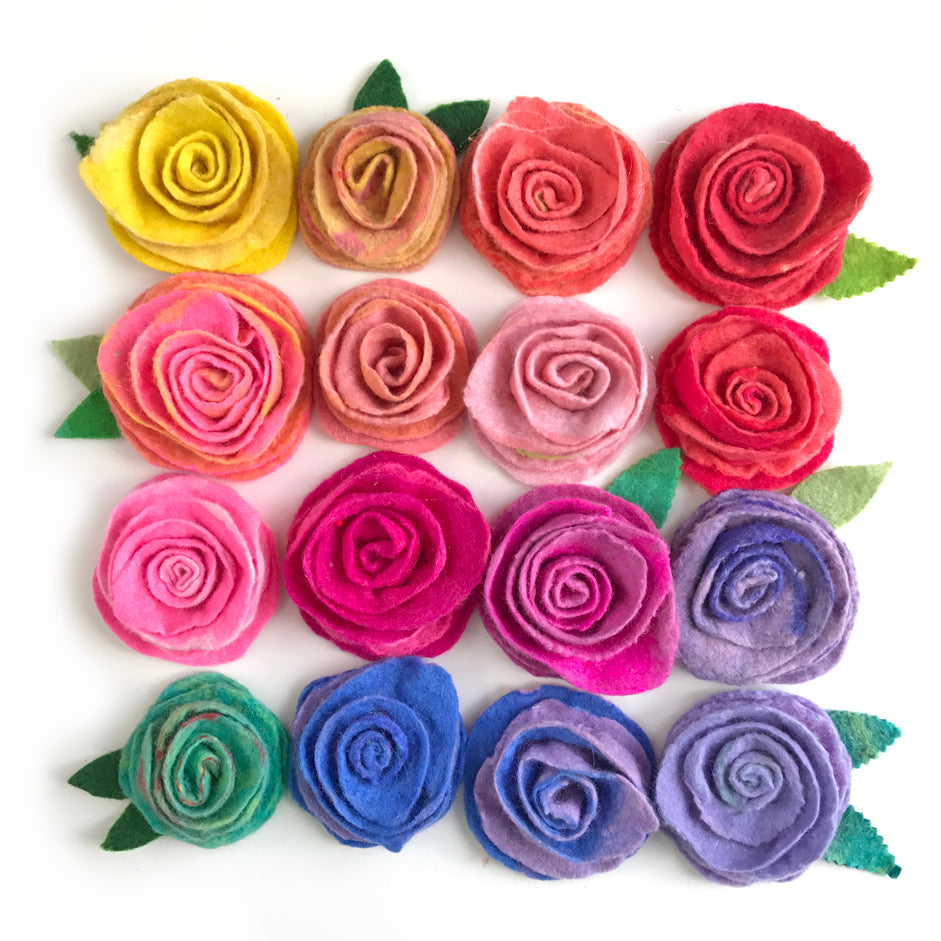 Learn to Make a Handmade Felt Rose : Online Course by Gilliangladrag