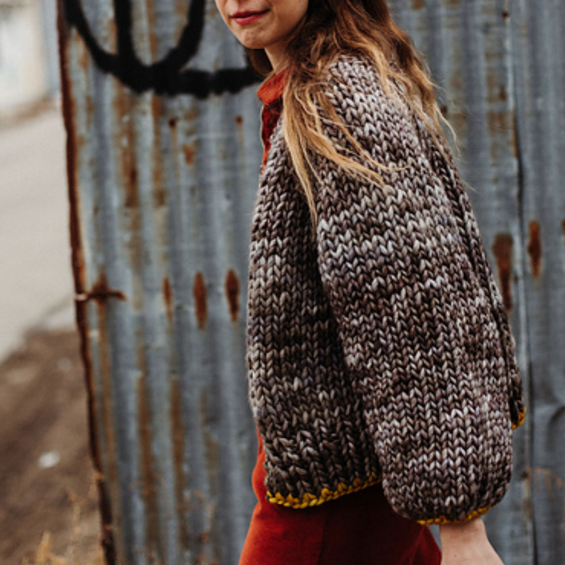 Knitting Kit Cardigan : Super Chunky Rasta Mimico Cardigan