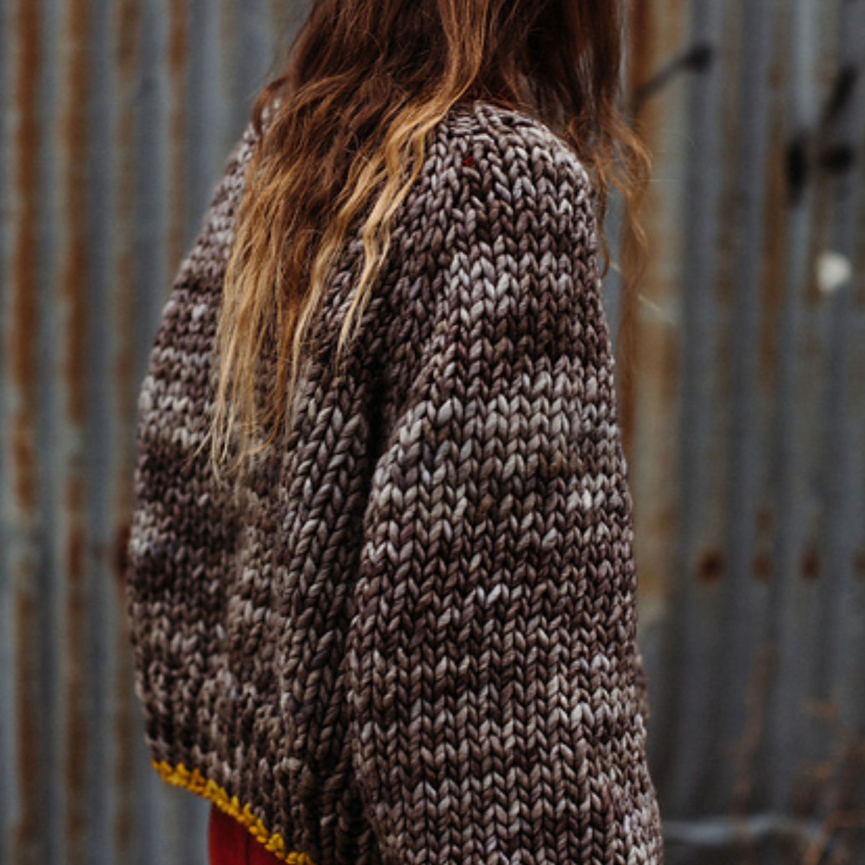 Knitting Kit Cardigan : Super Chunky Rasta Mimico Cardigan