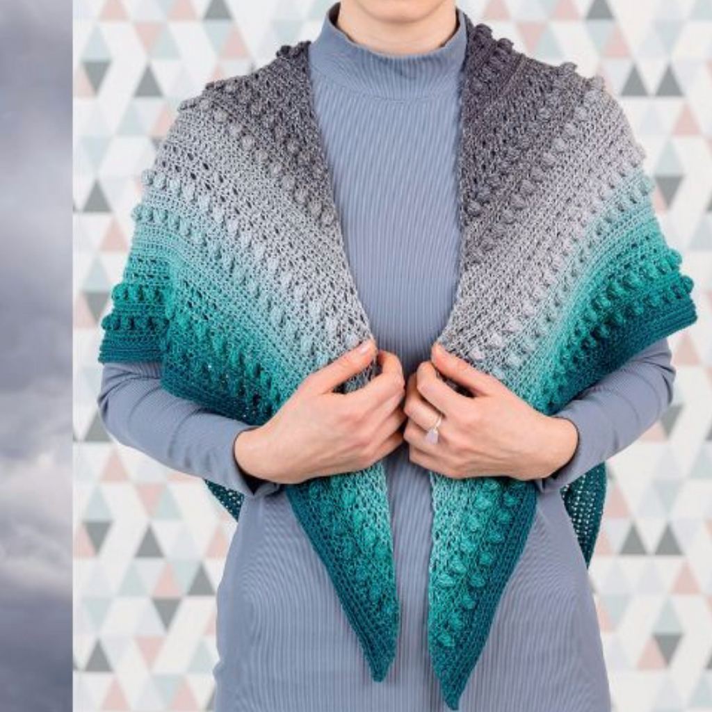 Scheepjes Stormy Day Shawl Crochet Pattern