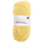 Rico Creative Cotton Aran Light Yellow 63