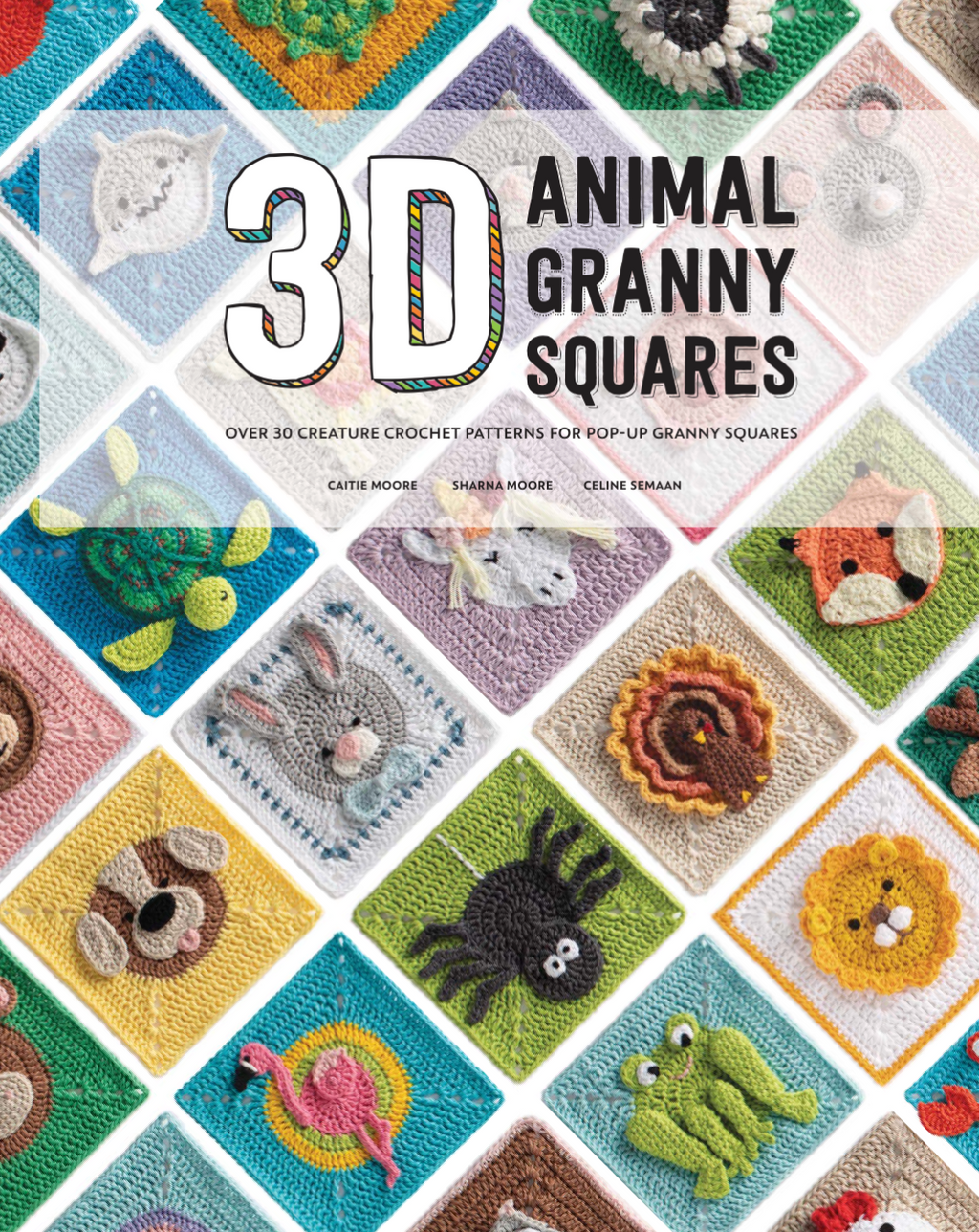 3D Animal Granny Squares