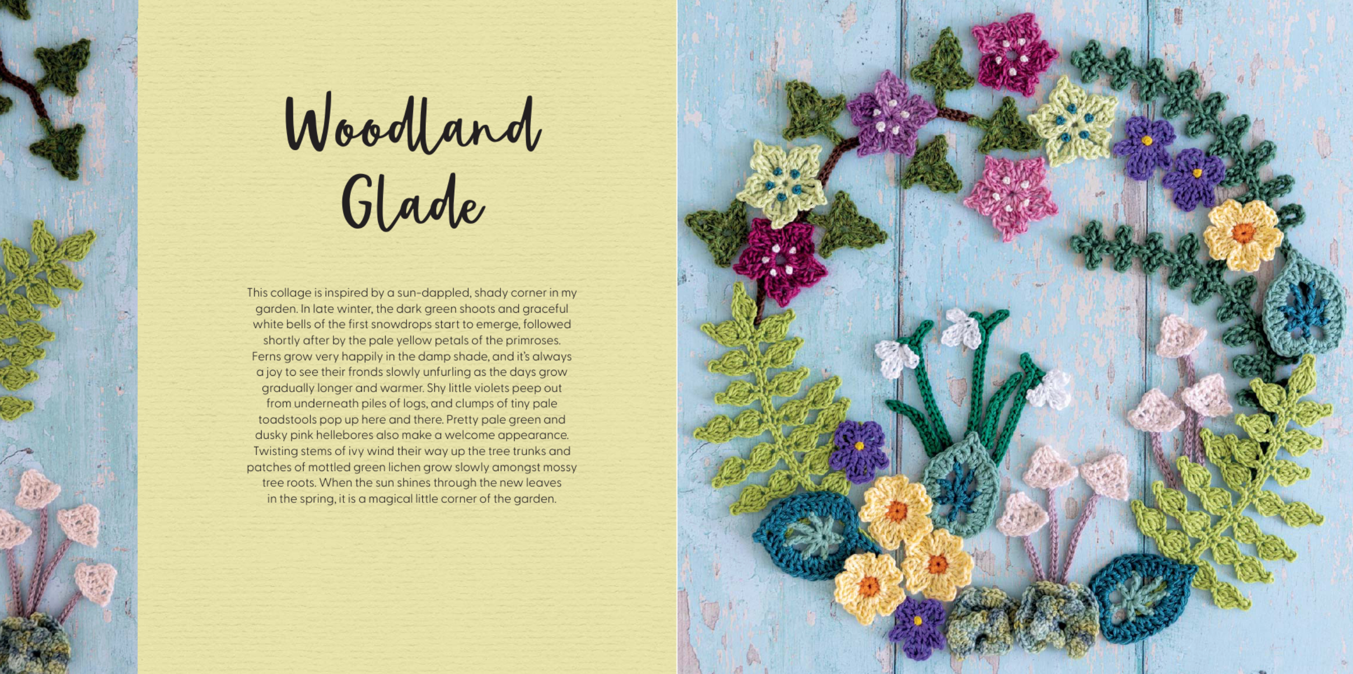 Crochet Collage Garden