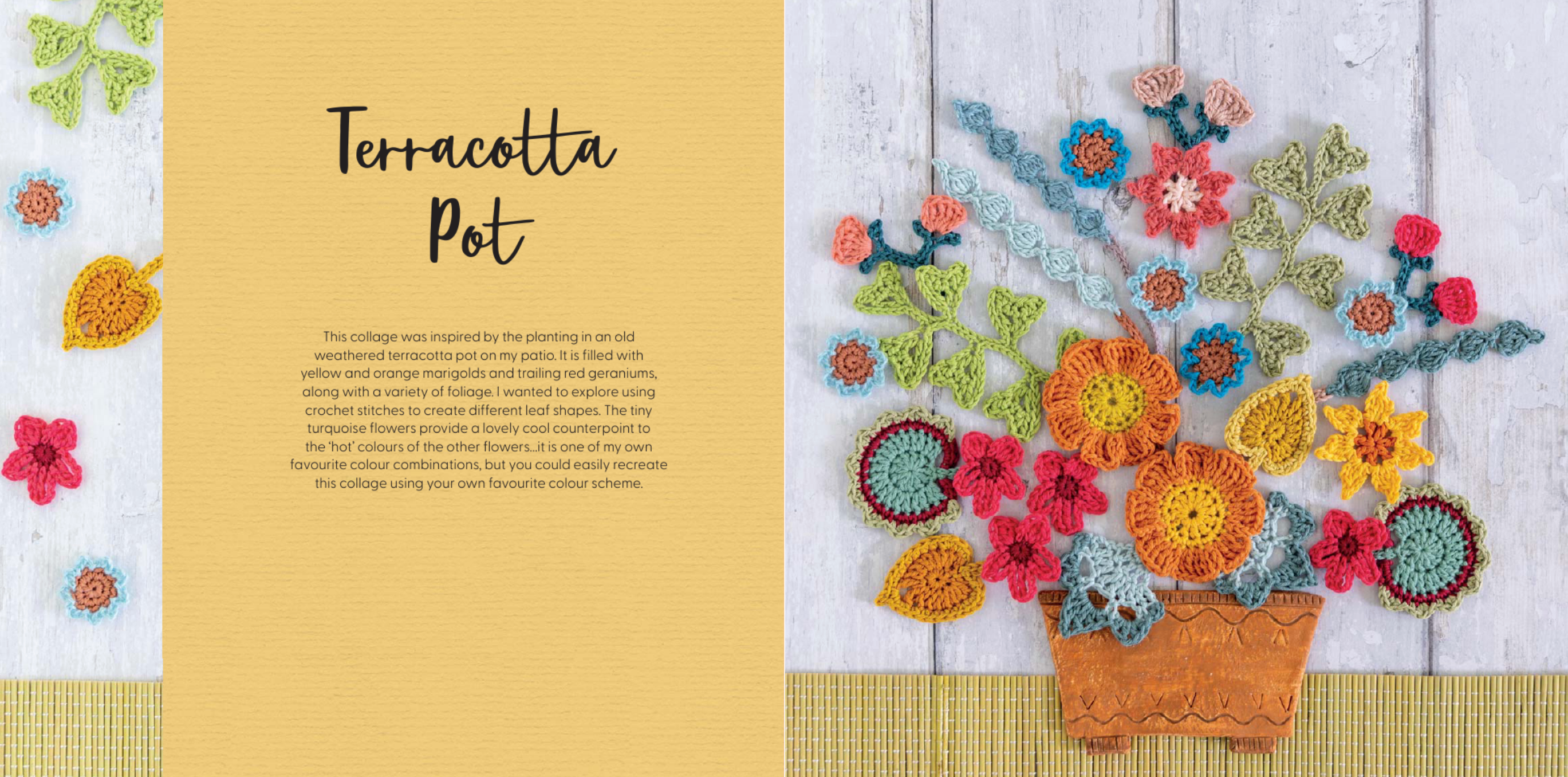 Crochet Collage Garden