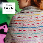 Rainbow Interrupted Shawl Crochet Pattern