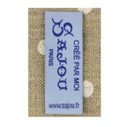 Sajou Cross Stitch Cushion Kit : Paris Cushion On Tea Coloured Linen
