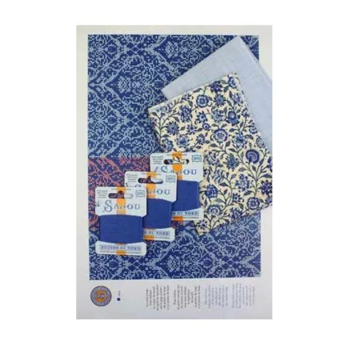 Sajou Cross Stitch Cushion Kit : Diane De Poitiers' Bedroom Cushion