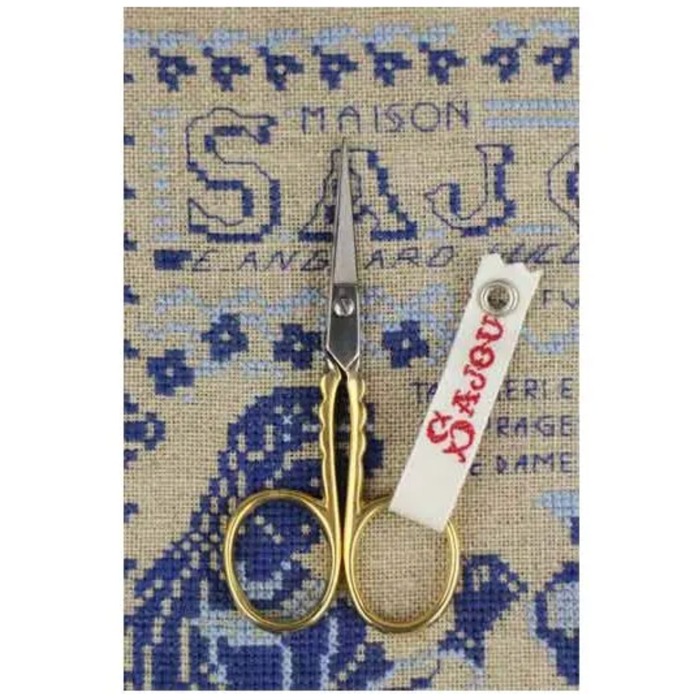 Sajou Embroidery scissors : Gilded Scallop