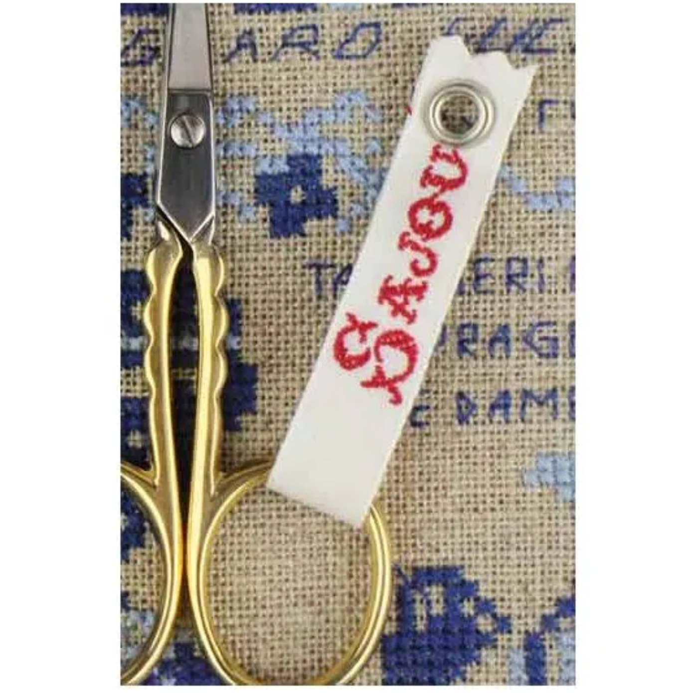 Sajou Embroidery scissors : Gilded Scallop