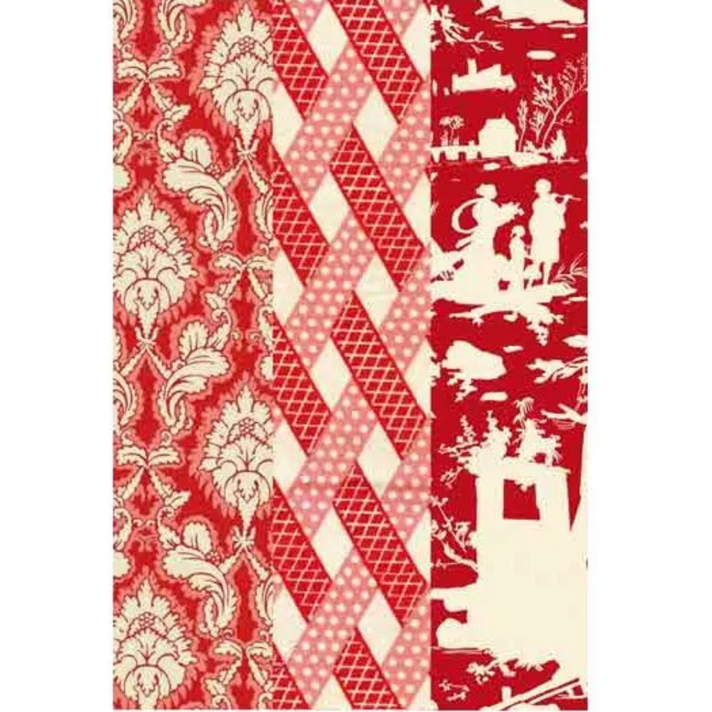 Sajou Christmas Tree Kit : Red Damask