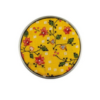 Sajou Round Box Cross Stitch Kit : Yellow Indienne