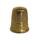 Sajou Dressmakers Gold Plated Thimble Laon Size 3