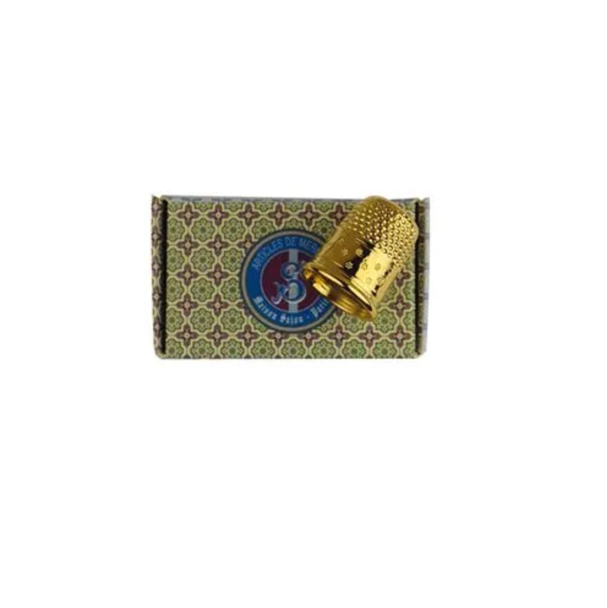 Sajou Dressmakers Gold Plated Thimble Laon Size 3