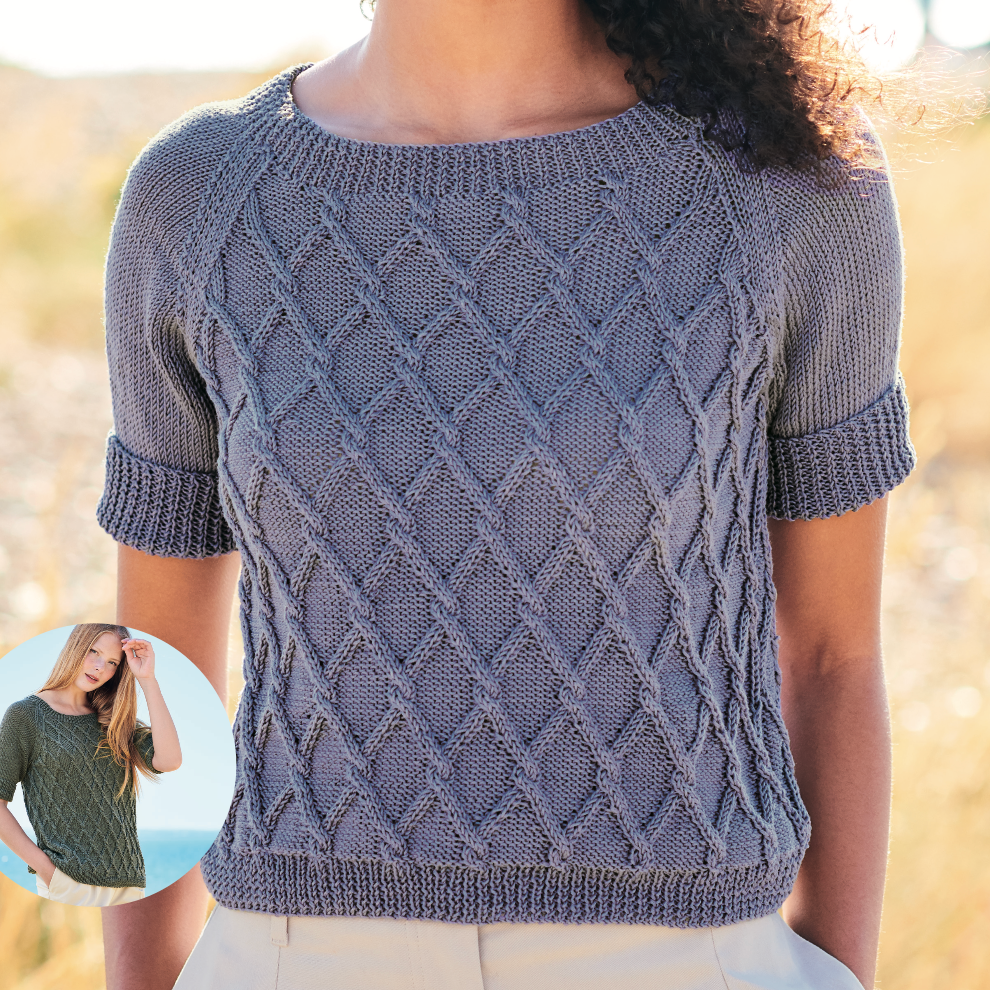 Rico Short Sleeve Jumper Knitting Pattern 1263