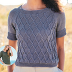 Rico Short Sleeve Jumper Knitting Pattern 1263