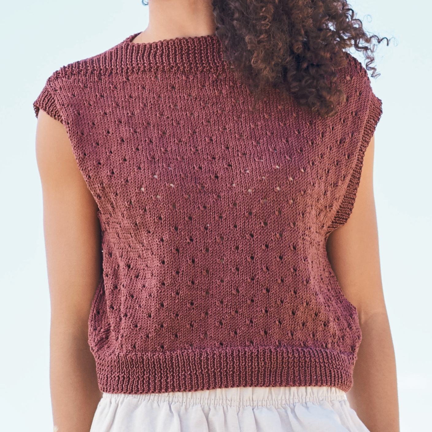 Rico Short Sleeve Jumper Knitting Pattern 1262