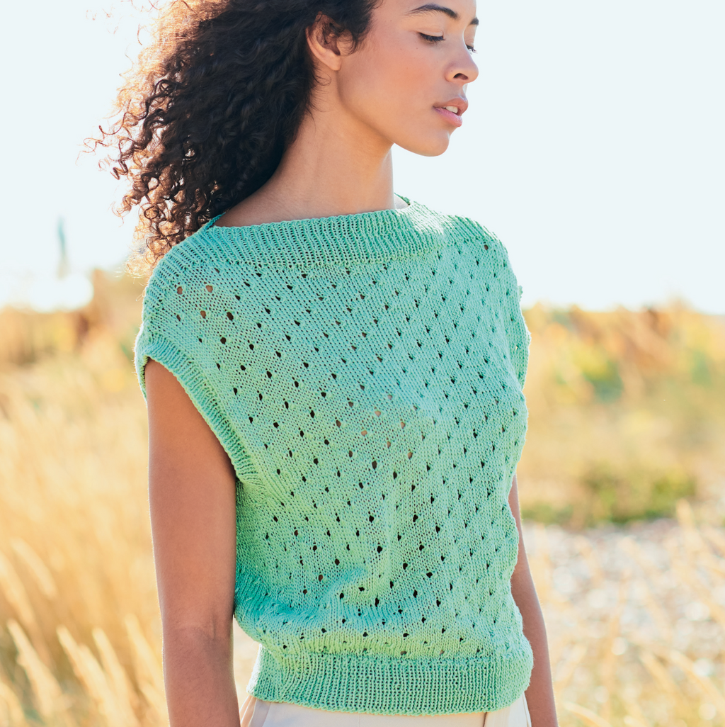 Rico Short Sleeve Jumper Knitting Pattern 1262