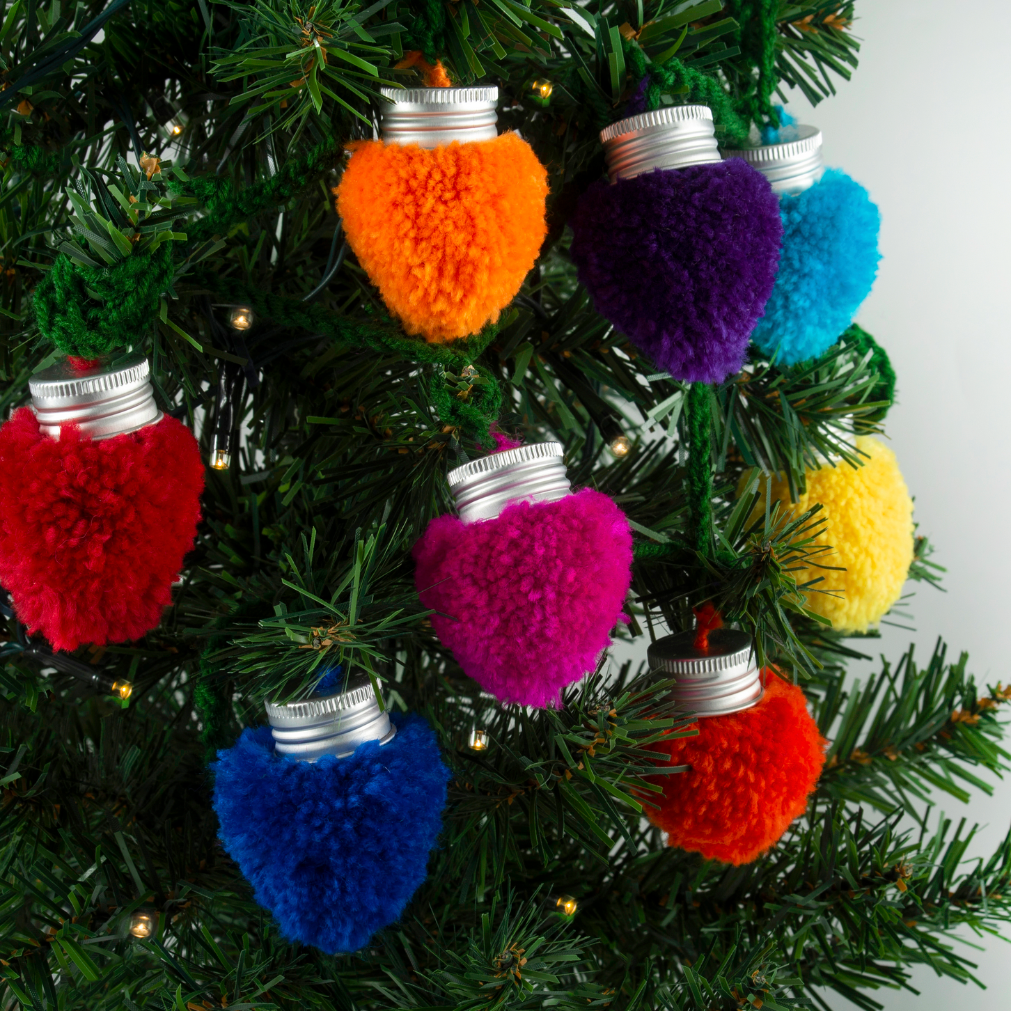 Pompom Garland Kit : Rainbow Colours