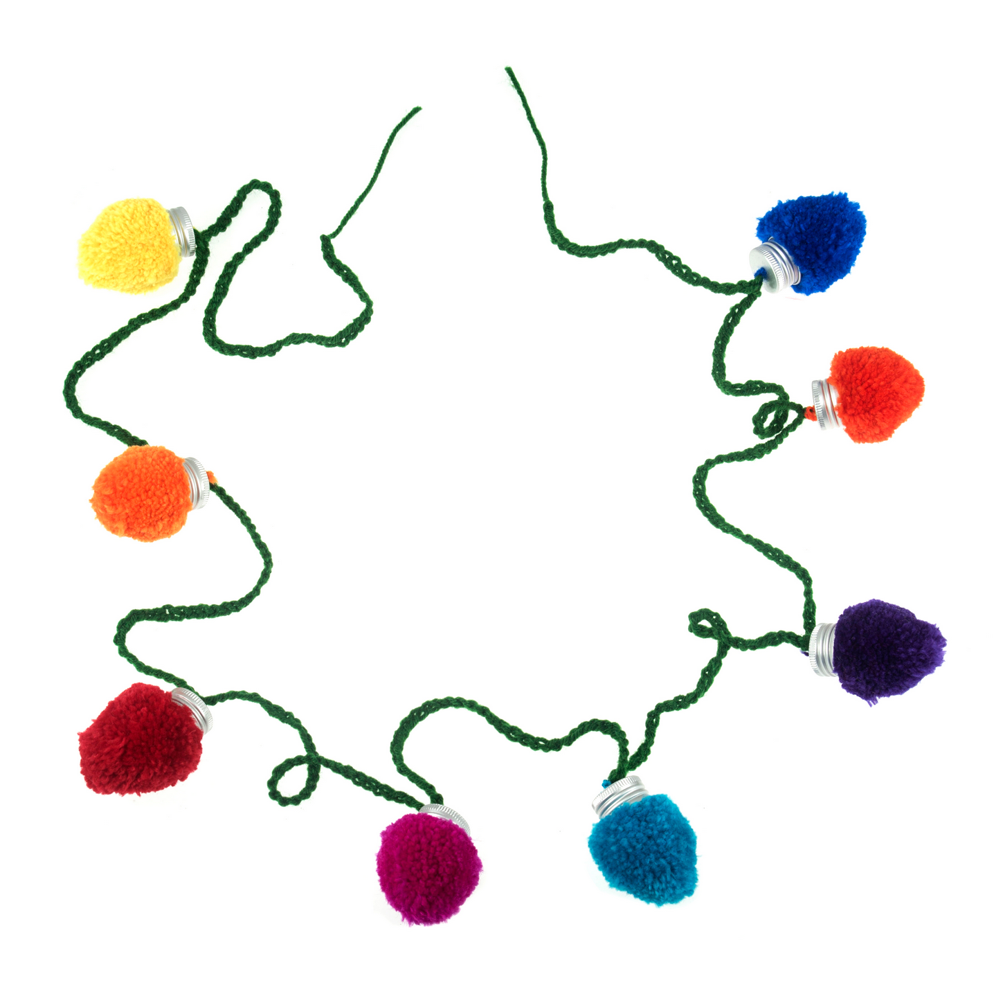 Pompom Garland Kit : Rainbow Colours