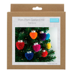 Pompom Garland Kit : Rainbow Colours