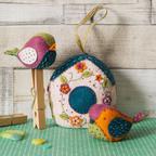 Birdhouse & Two Birds Felt Craft Kit