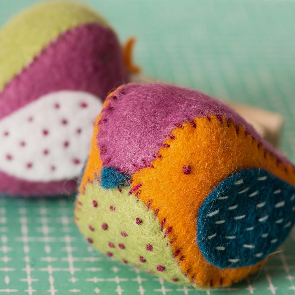 Birdhouse & Two Birds Felt Craft Kit