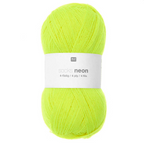 Neon 4 ply Sock Yarn : Neon Yellow (D)