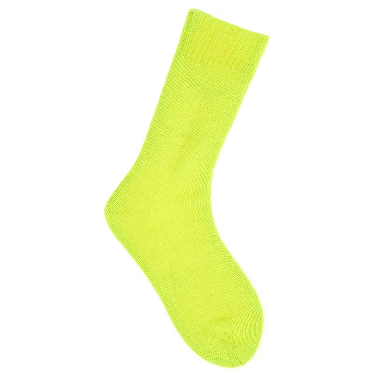 Neon 4 ply Sock Yarn : Neon Yellow (D)