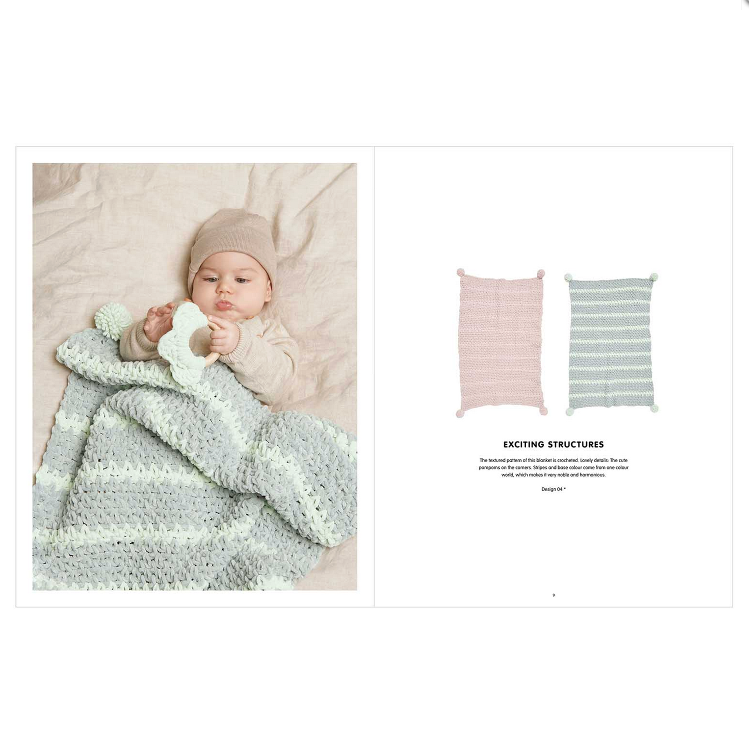Baby Chenillove GB : Baby Chenille Knit & Crochet Accessories Book