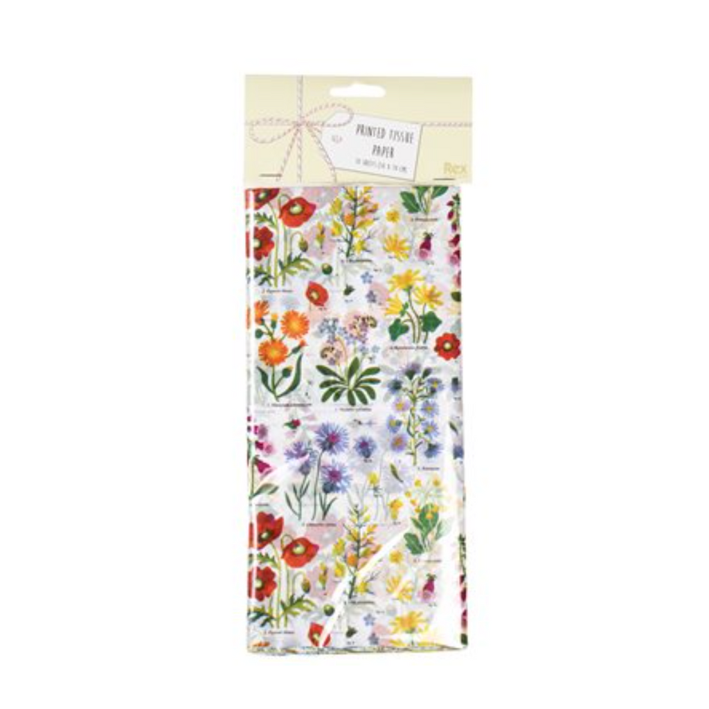 Tissue Paper : 10 sheets : Wild Flowers