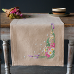 Table Runner Stitching Kit : Spring Flowers