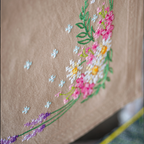 Table Runner Stitching Kit : Spring Flowers