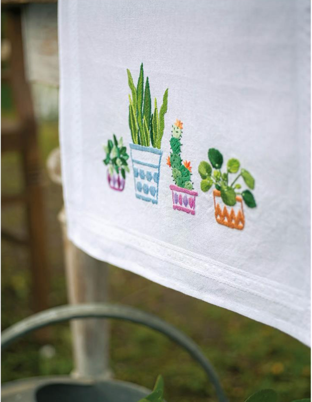 Table Runner Stitching Kit : House Plants