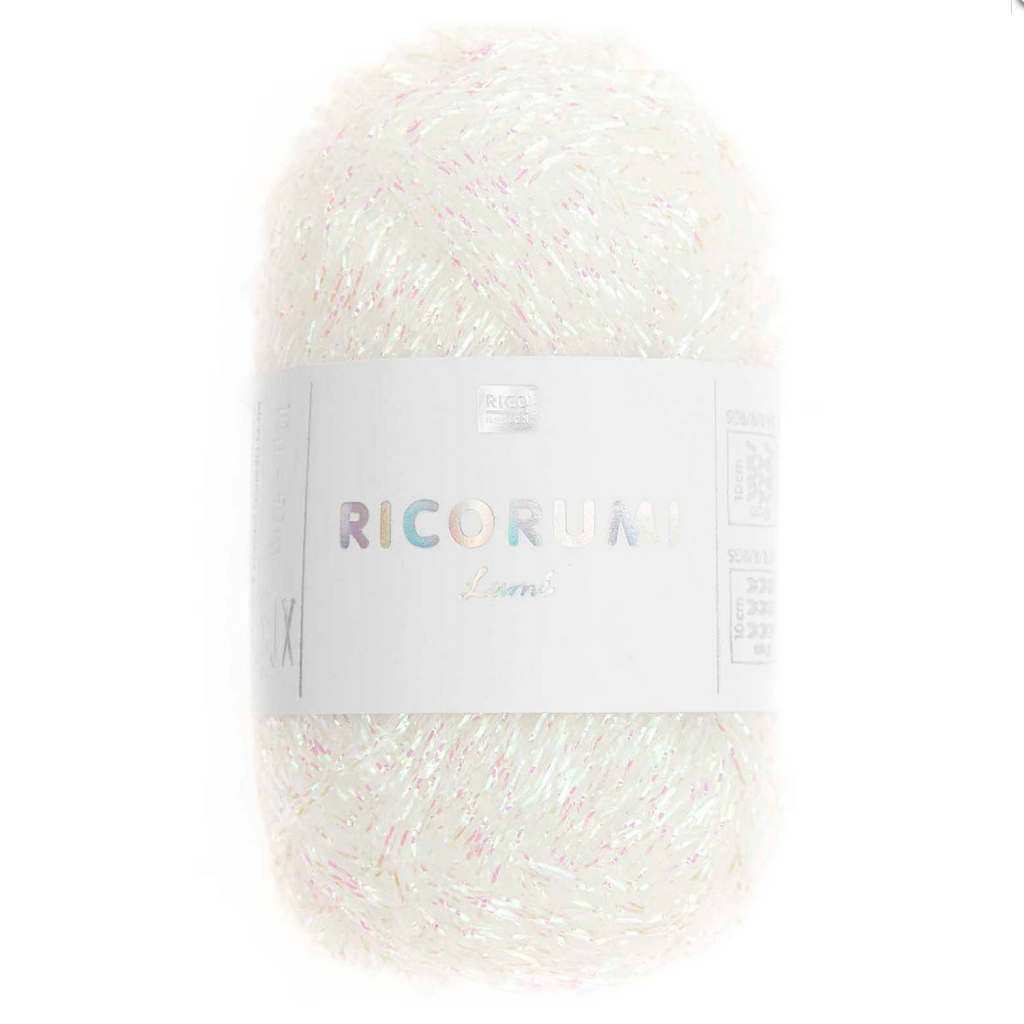 Ricorumi Lamé : White iridescent