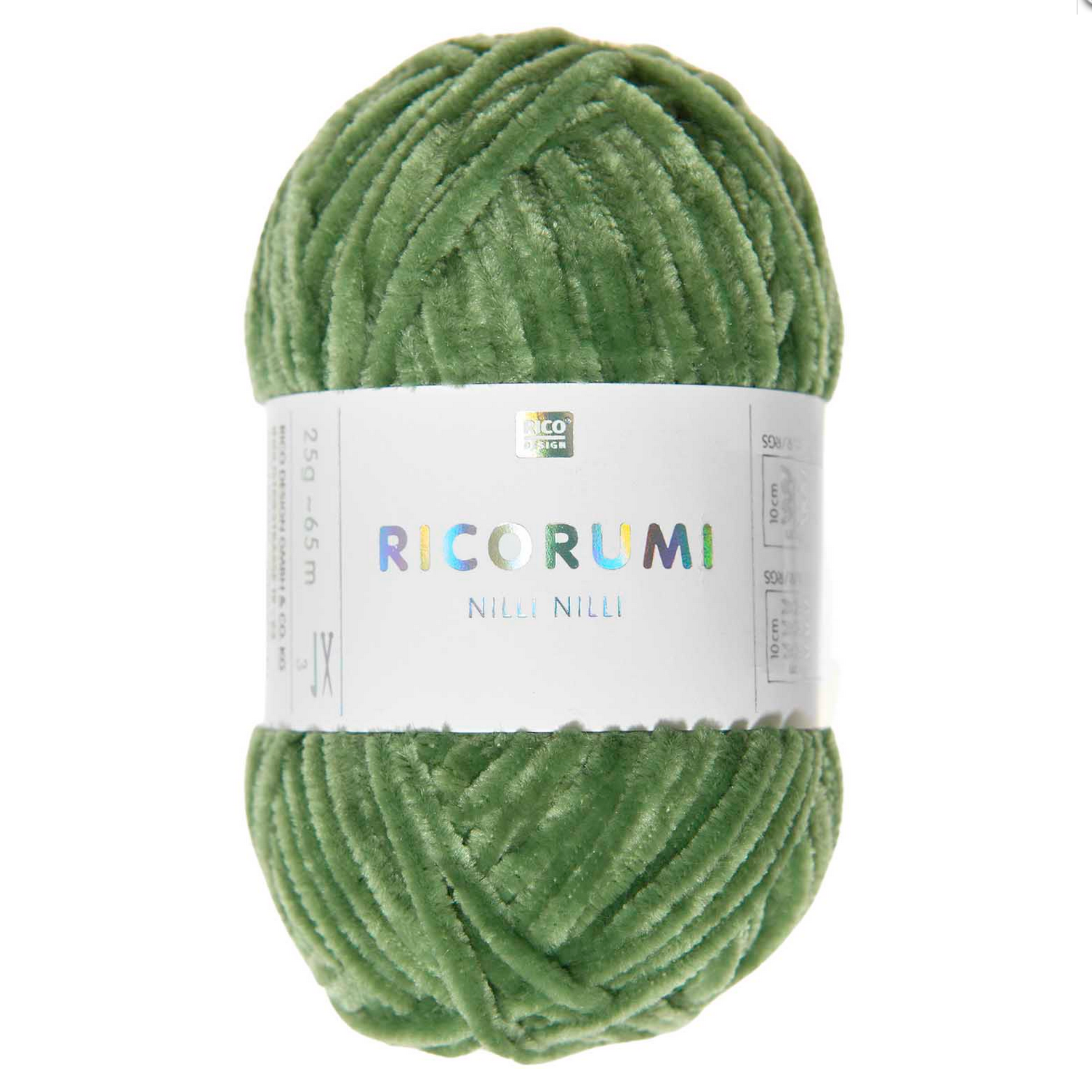 Ricorumi 25g Nilli Nilli Chenille : Green 019