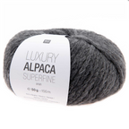 Rico Luxury Alpaca Superfine Aran 50g 004 Medium Grey