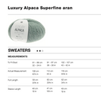 Jumper Kit : Turtleneck : Luxury Alpaca Superfine Aran