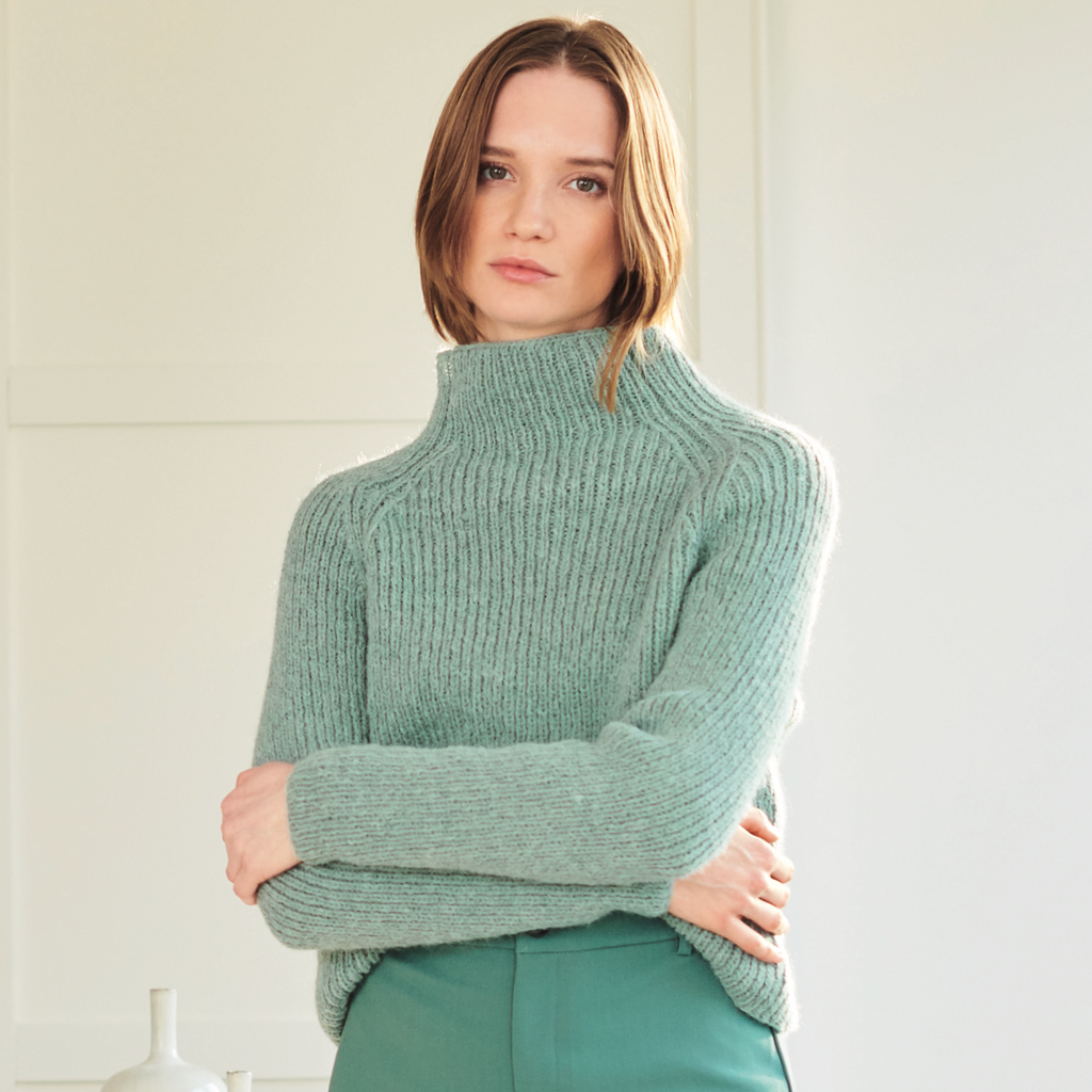 Jumper Kit : Turtleneck : Luxury Alpaca Superfine Aran