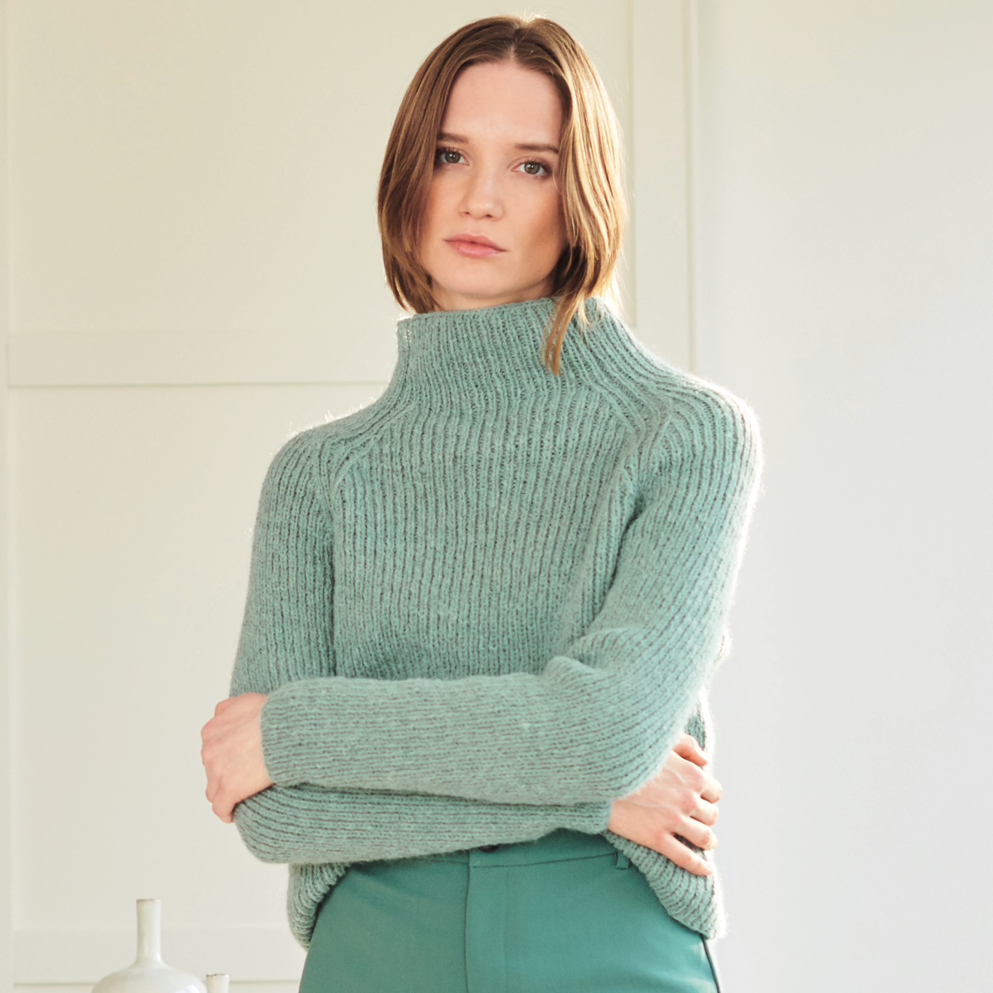 Jumper Kit : Turtleneck : Luxury Alpaca Superfine Aran