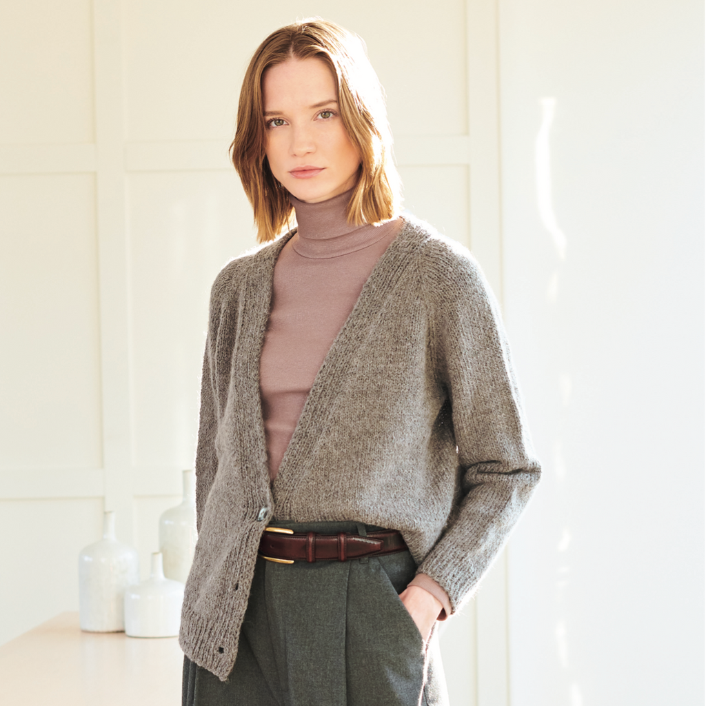 Rico Womens Jumper & Cardigan Pattern 1302 : Luxury Alpaca Superfine Aran