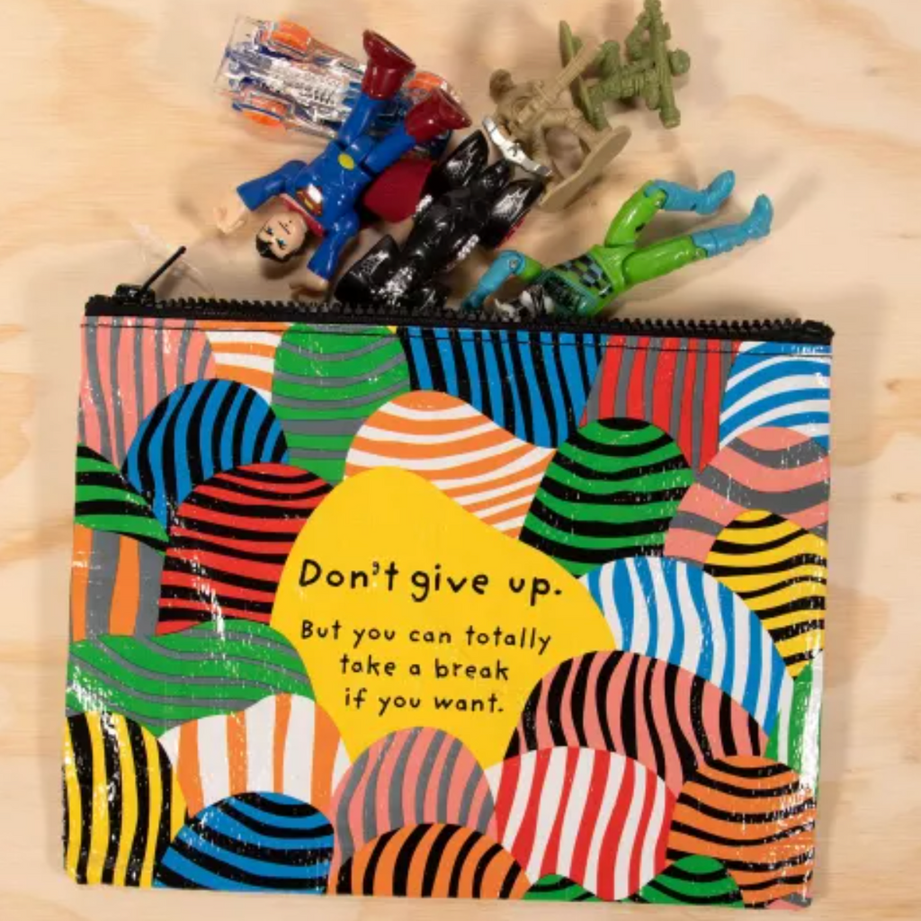 Don't Give Up Zipper Pouch