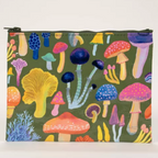 Mushrooms Zipper Pouch