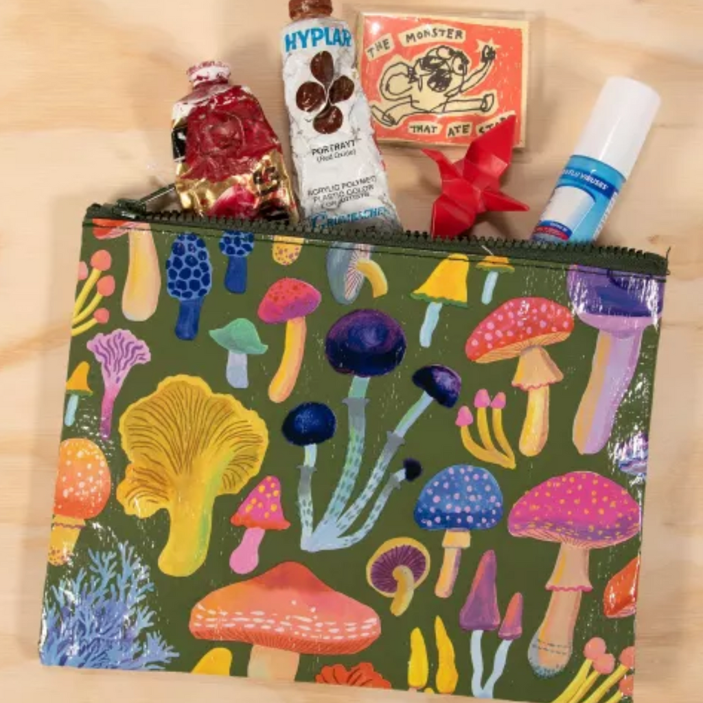 Mushrooms Zipper Pouch