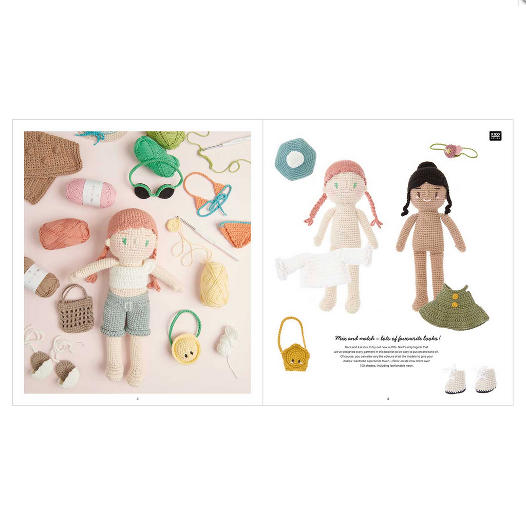 Ricorumi Dollies Crochet Pattern Book