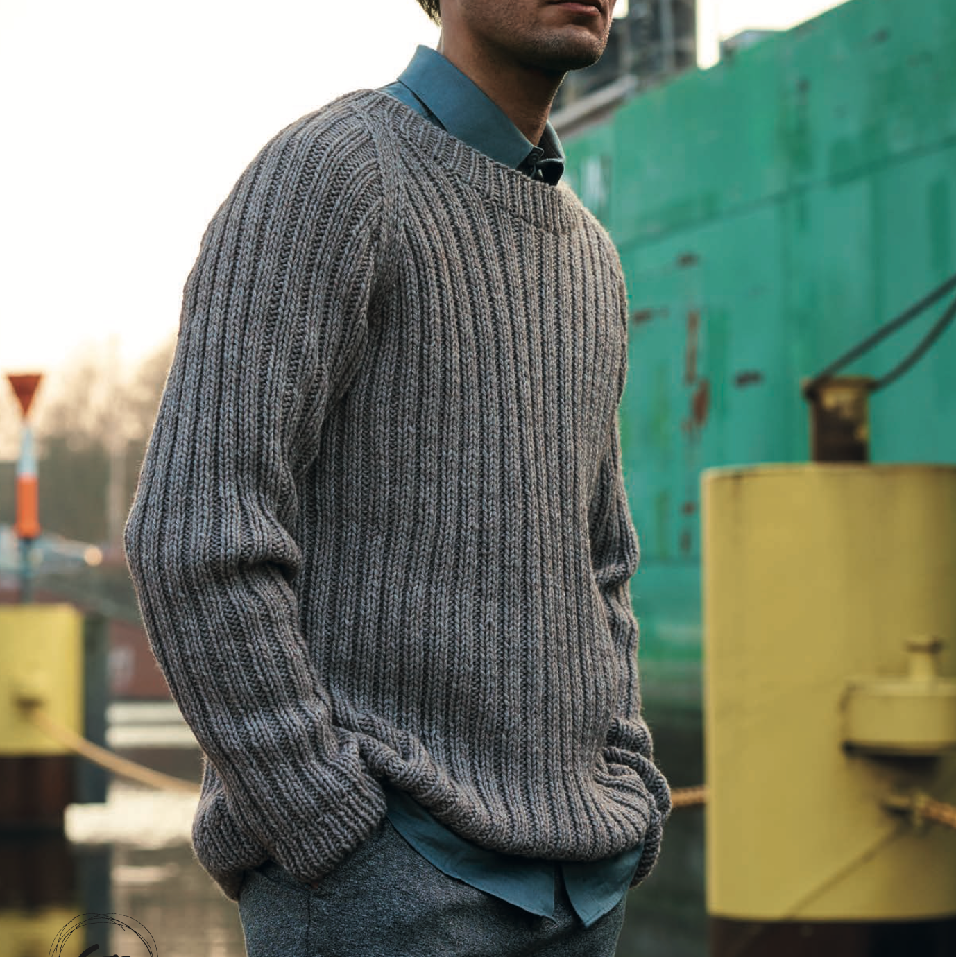 Rico Easy Men's Jumper, Cardigan & Scarf Knitting Pattern 653 (D)