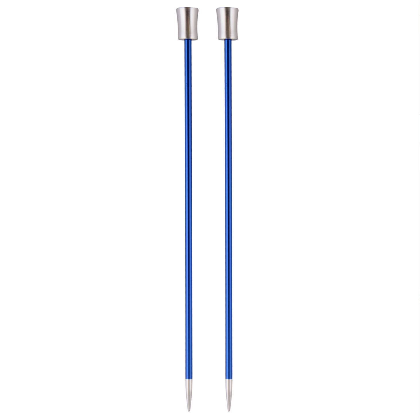 Knitting needles ALUM  4mm x 25cm : ZING blue